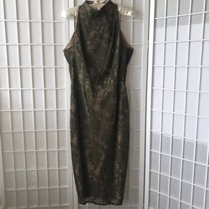 Bailey 44 sheath dress, lace overlay size 8 unworn